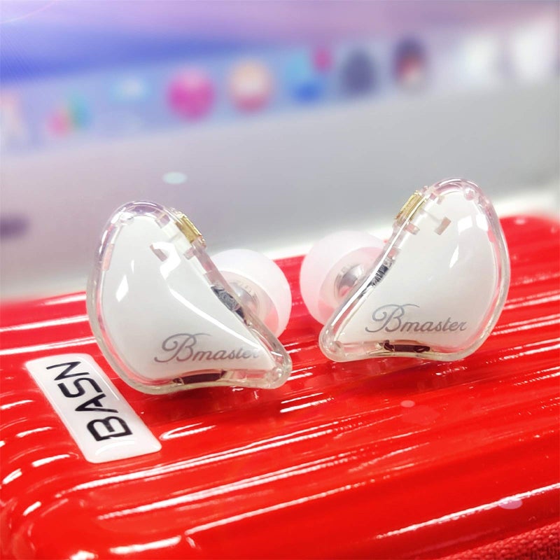 BASN Bmaster Triple Drivers in Ear Monitor Headphone with Two Detachable Cables Fit in Ear Suitable for Audio Engineer, Musician (White) - Image 3
